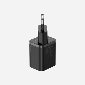 Baseus TZCCSUP-B01 Chargeur Secteur Universel 20W Noir - 1 Port USB Type-C, Charge Rapide, 100-240V, Câble USB Type-C to Lightning inclus - Miniature 5
