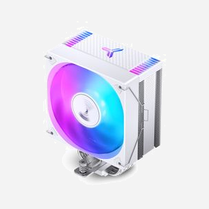 Jonsbo CR-1000 EVO Refroidisseur d'air CPU Blanc - Ventilateur 120mm (600-1500 RPM), 4 heatpipes, 220W TDP, Socket LGA1200/1700/AM4/AM5 - Miniature 2