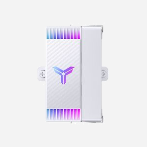 Jonsbo CR-1000 EVO Refroidisseur d'air CPU Blanc - Ventilateur 120mm (600-1500 RPM), 4 heatpipes, 220W TDP, Socket LGA1200/1700/AM4/AM5 - Miniature 3