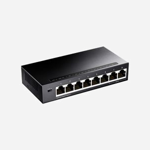Cudy GS108 - Commutateur Réseau 8 ports Gigabit Ethernet 10/100/1000 - Capacité de commutation 16 Gbit/s - IEEE 802.3/u/ab/x - Boîtier Noir - Miniature 2