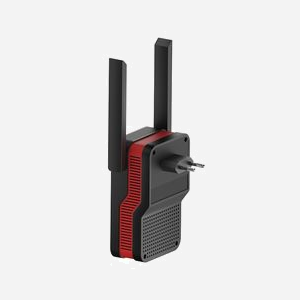 Cudy RE3000 - Amplificateur Wi-Fi bi-bande 2.4/5GHz - 574/2402 Mbit/s - IEEE 802.11ax/ac/n/g/b/a - Port Ethernet - Noir/Rouge - Miniature 3