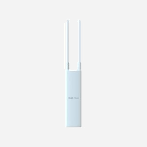Ruijie Networks RG-RAP52-OD Point d'accès WiFi 1267 Mbps (2.4/5 GHz) MU-MIMO, 1xGbE PoE, 2 antennes externes omni, IP65, 8 SSID, 110 utilisateurs