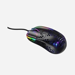 Souris Gaming CHERRY XTRFY MZ1 Noire - Optique 16000 DPI USB Type-A, Ambidextre, 1000Hz, 50G, RGB, 56g, Windows/macOS, 111x52.5x36.5mm - Miniature 2