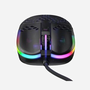 Souris Gaming CHERRY XTRFY MZ1 Noire - Optique 16000 DPI USB Type-A, Ambidextre, 1000Hz, 50G, RGB, 56g, Windows/macOS, 111x52.5x36.5mm - Miniature 4