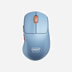CHERRY XTRFY M64 Wireless - Souris gaming sans fil ergonomique, capteur Pixart 3395 26000 DPI, 5 boutons, 53g, batterie 75h, 1000 Hz, 2.4 GHz - Miniature 1