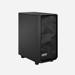 Fractal Design Meshify 2 Compact Tower Noir (FD-C-MES2C-01) : Boîtier PC Acier ATX/Micro ATX/Mini-ITX, 2x140mm avant, 1x120mm arrière, 2x3.5", 4x2.5" - Miniature 2