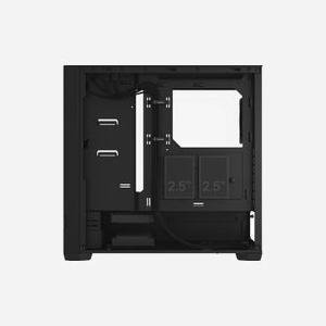 Fractal Design Pop Silent Tower Noir (FD-C-POS1A-02) : Boîtier PC Acier/Verre Trempé ATX/microATX/Mini-ITX, 3x3.5", 4x2.5", 2x120mm avant, 1x120mm arrière - Miniature 4