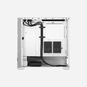 Fractal Design Pop Silent Tower Blanc, Boîtier PC ATX/Micro-ATX/Mini-ITX, 3x3.5", 4x2.5", 3x120mm, Acier/Verre Trempé, USB 3.2 Gen 1 - Miniature 4