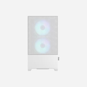 Fractal Design Pop Mini Air Blanc - Boîtier PC Mini Tower micro ATX/Mini-ITX, 2x120mm Avant, 1x120mm Arrière, Acier/Verre Trempé, USB 3.2 Gen 1 - Miniature 2