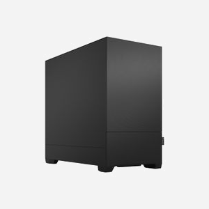 Fractal Design Pop Mini Silent Mini Tower Noir, micro ATX/Mini-ITX, 2x120mm avant, 1x120mm arrière, Acier, 2x3.5", 4x2.5", USB 3.2 Gen 1