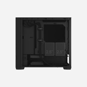 Fractal Design Pop Mini Silent Mini Tower Noir, micro ATX/Mini-ITX, 2x120mm avant, 1x120mm arrière, Acier, 2x3.5", 4x2.5", USB 3.2 Gen 1 - Miniature 5