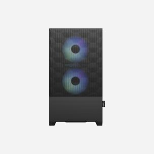 Fractal Design Pop Mini Air Noir - Mini Tower micro ATX/Mini-ITX - 2x120mm Avant, 1x120mm Arrière - Acier/Verre Trempé - USB 3.2 Gen 1 - Ref FD-C-POR1M-06 - Miniature 2