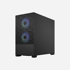 Fractal Design Pop Mini Air Noir - Mini Tower micro ATX/Mini-ITX - 2x120mm Avant, 1x120mm Arrière - Acier/Verre Trempé - USB 3.2 Gen 1 - Ref FD-C-POR1M-06 - Miniature 5