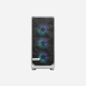 Fractal Design Meshify 2 Compact RGB Blanc, Boîtier PC ATX/mATX/Mini-ITX, Acier/Verre Trempé, 3x120mm Avant, 1x120mm Arrière, USB 3.2 Gen 1/Gen 2 - Miniature 2
