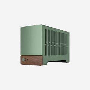 Fractal Design Terra SFF Vert - Boîtier PC Mini-ITX Aluminium/Noyer, 2x2.5", 3 slots d'extension, SFX/SFX-L, USB 3.2 Gen 1, USB-C, 153x343x218mm - Miniature 3