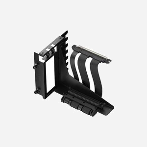 Fractal Design Flex 2 Kit GPU Universel - Support Vertical PCIe 4.0 - 1 Slot - Câble Riser 19.5cm - Compatible North, Define 7, Meshify 2, Torrent