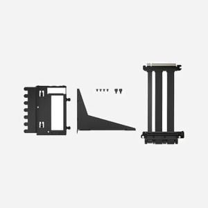 Fractal Design Flex 2 Kit GPU Universel - Support Vertical PCIe 4.0 - 1 Slot - Câble Riser 19.5cm - Compatible North, Define 7, Meshify 2, Torrent - Miniature 2