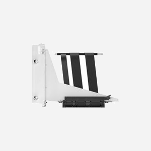 Fractal Design Flex 2 Kit GPU Universel Blanc, PCIe 4.0, Support 1 Carte Graphique, Compatible North/Focus 2/Define 7/Meshify 2/Torrent, Câble Adaptateur 19.5cm - Miniature 4