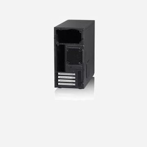 Fractal Design Core 1000 USB 3.0 - Boîtier PC Midi Tower Noir, Micro ATX/Mini-ITX, 1x120mm avant, USB 3.2 Gen 1, 2x3.5", 2.5", 350x420x175mm - Miniature 2