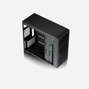 Fractal Design Core 1000 USB 3.0 - Boîtier PC Midi Tower Noir, Micro ATX/Mini-ITX, 1x120mm avant, USB 3.2 Gen 1, 2x3.5", 2.5", 350x420x175mm - Miniature 5