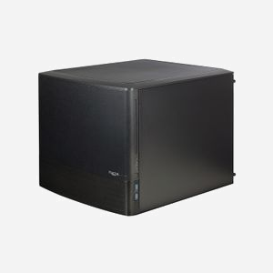 Fractal Design NODE 804 Cube Noir - Boîtier PC micro ATX / Mini-ITX, 40.3L, Acier/Plastique, 10x 3.5", 2x 2.5", 3x 120mm, USB 3.2 Gen 1