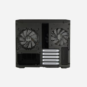 Fractal Design NODE 804 Cube Noir - Boîtier PC micro ATX / Mini-ITX, 40.3L, Acier/Plastique, 10x 3.5", 2x 2.5", 3x 120mm, USB 3.2 Gen 1 - Miniature 5