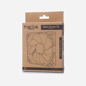 Fractal Design Silent Series R3 120mm - Ventilateur Boîtier PC 12cm, 1200 tr/min, 20.5dB, 46.5 CFM, 0.78 mmH2O, 3-Pin, Noir/Blanc - Miniature 4