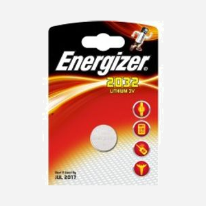 Energizer 628753 Pile Lithium CR2032 3V 240mAh, Pile Bouton 20mm x 3.2mm, Batterie à Usage Unique, Poids 3.1g