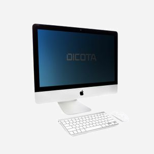 DICOTA D31276 Filtre Confidentialité 27" (68.6cm) LCD Anti-Reflet PET Noir, Installation Bande Adhésive, 650x386mm, Compatible iMac 27", Paysage - Miniature 1