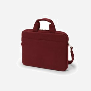 DICOTA Slim Case Base 13-14.1 Sac Messenger Rouge Polyester 35.8cm (14.1") Compartiment 350x245x30mm, Poche Frontale, Sangle Amovible, 365x275x40mm - Miniature 2