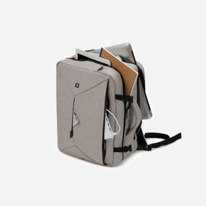 DICOTA Dual Plus EDGE Sac à Dos 15.6" Gris Polyester 29L (39,6cm) Compatible Toutes Marques - Dimensions Compartiment PC: 385x265x30mm - D31716 - Miniature 2