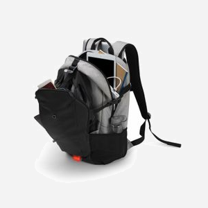 DICOTA GO Sac à Dos 39.6cm (15.6") Gris Polyester 22L D31764 : Compartiment HDF, Poche Avant, Sangles Compression, Housse de Pluie intégrée 320x480x145mm 800g - Miniature 3