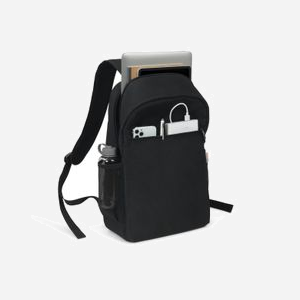 Sac à dos pour ordinateur portable BASE XX D31792 Noir 15.6" (39.6cm) Polyester 17L - Dimensions compartiment ordinateur 385x30x265mm - Poches latérales et frontale - Miniature 2