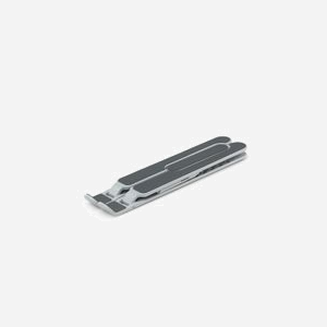 DICOTA D31889 Support Laptop Aluminium/Silicone Noir/Argent, 1 périphérique, 7 positions hauteur, 265x60x160mm, antidérapant, 340g - Miniature 1