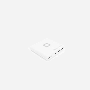 DICOTA D31893 Chargeur Universel 120W USB-C Power Delivery 3.0 & USB-A Quick Charge 4+ (5-20V/5A) - 2x USB-C / 2x USB-A - Blanc - EU/UK