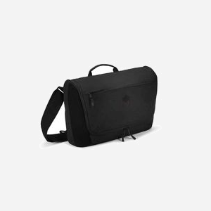 CATURIX CURRIDUR Sac Messenger 15.6" (39.6cm) Noir - Polyéthylène Téréphtalate (PET) - Compartiments Laptop, Tablette, Clavier, Écouteurs & Documents - 415x300x120mm