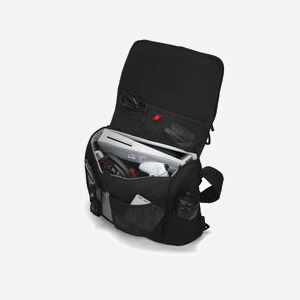 CATURIX CURRIDUR Sac Messenger 15.6" (39.6cm) Noir - Polyéthylène Téréphtalate (PET) - Compartiments Laptop, Tablette, Clavier, Écouteurs & Documents - 415x300x120mm - Miniature 5