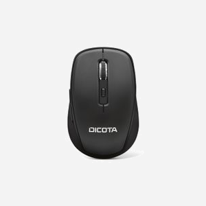 DICOTA D31980 Souris Bluetooth Ambidextre 1600 DPI, 5 Boutons, Pile AA Incluse, Design Voyage, 101x65x33.5mm, 102g, Compatible Windows/macOS/Linux