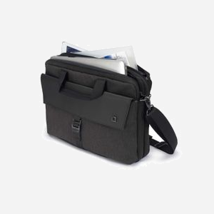 DICOTA D31497-DFS Malette Noire pour Surface/Ordinateur Portable jusqu'à 15.2" Polyester Noir, Compartiments Tablette/Accessoires, Sangle et Trolley - Miniature 5