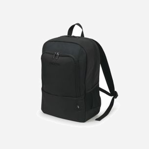DICOTA Eco Backpack BASE D30914-RPET : Sac à dos 14.1" Polyester Noir 20L, Compartiment HDF, Dimensions 320x140x420mm, 750g, Fabriqué à partir de PET recyclé