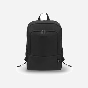 DICOTA Eco Backpack BASE D30914-RPET : Sac à dos 14.1" Polyester Noir 20L, Compartiment HDF, Dimensions 320x140x420mm, 750g, Fabriqué à partir de PET recyclé - Miniature 3
