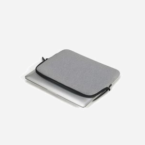 DICOTA D32025 Housse Néoprène Gris pour MacBook Air/Pro 15" (38.1cm) - 370x270x20mm, Compartiment 350x245x15mm, Fermeture à glissière - Miniature 5