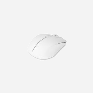 DICOTA D32044 : Souris Ambidextre sans fil RF + Bluetooth, 1600 DPI, 6 Boutons, Batterie intégrée rechargeable USB-C, Blanc, 102x64x35mm - Miniature 2
