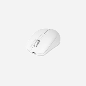 DICOTA D32044 : Souris Ambidextre sans fil RF + Bluetooth, 1600 DPI, 6 Boutons, Batterie intégrée rechargeable USB-C, Blanc, 102x64x35mm - Miniature 3