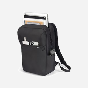 DICOTA D32115-RPET Sac à dos pour ordinateur portable 13-16" Polyester Noir 16L (290x440x150mm, 490g) 300D avec poche frontale et latérale - Miniature 5