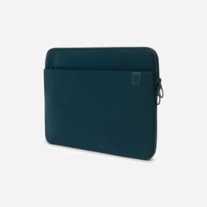 Housse Tucano Top Second Skin BFTMB16-B Néoprène Bleu pour MacBook Pro 16" (40.6cm) avec Poche Frontale, Protection Chocs et Rayures - 370x265x25mm