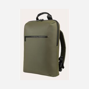 Tucano Gommo BKGOM15-VM Sac à Dos 16" Noir/Vert, Compatible Laptop 15.6" et MacBook Pro 16", Compartiment 365x250x20mm, Caoutchouc, Sangle Chariot - Miniature 2