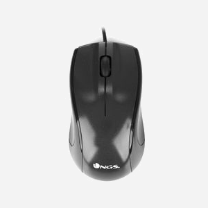 NGS Souris Optique MIST USB Type-A 800 DPI 3 Boutons Noire pour Droitier Compatible Windows, macOS et Linux - Miniature 1