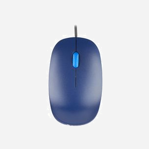 NGS Flame BLUEFLAME Souris Optique USB Type-A 1000 DPI Droitier Bleu, 2 Boutons Programmables, Molette, Compatible Windows/macOS/Linux