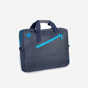 NGS Malette Monray Ginger Blue pour ordinateur portable 15.6" Nylon Marine et Turquoise, Poche Frontale, Sangle d'Épaule Amovible, 430x60x320mm - Miniature 2